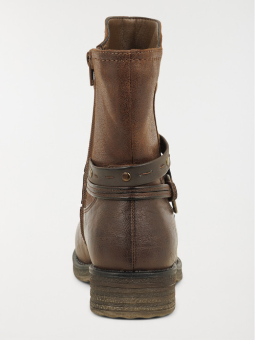 Bottines plates femme...