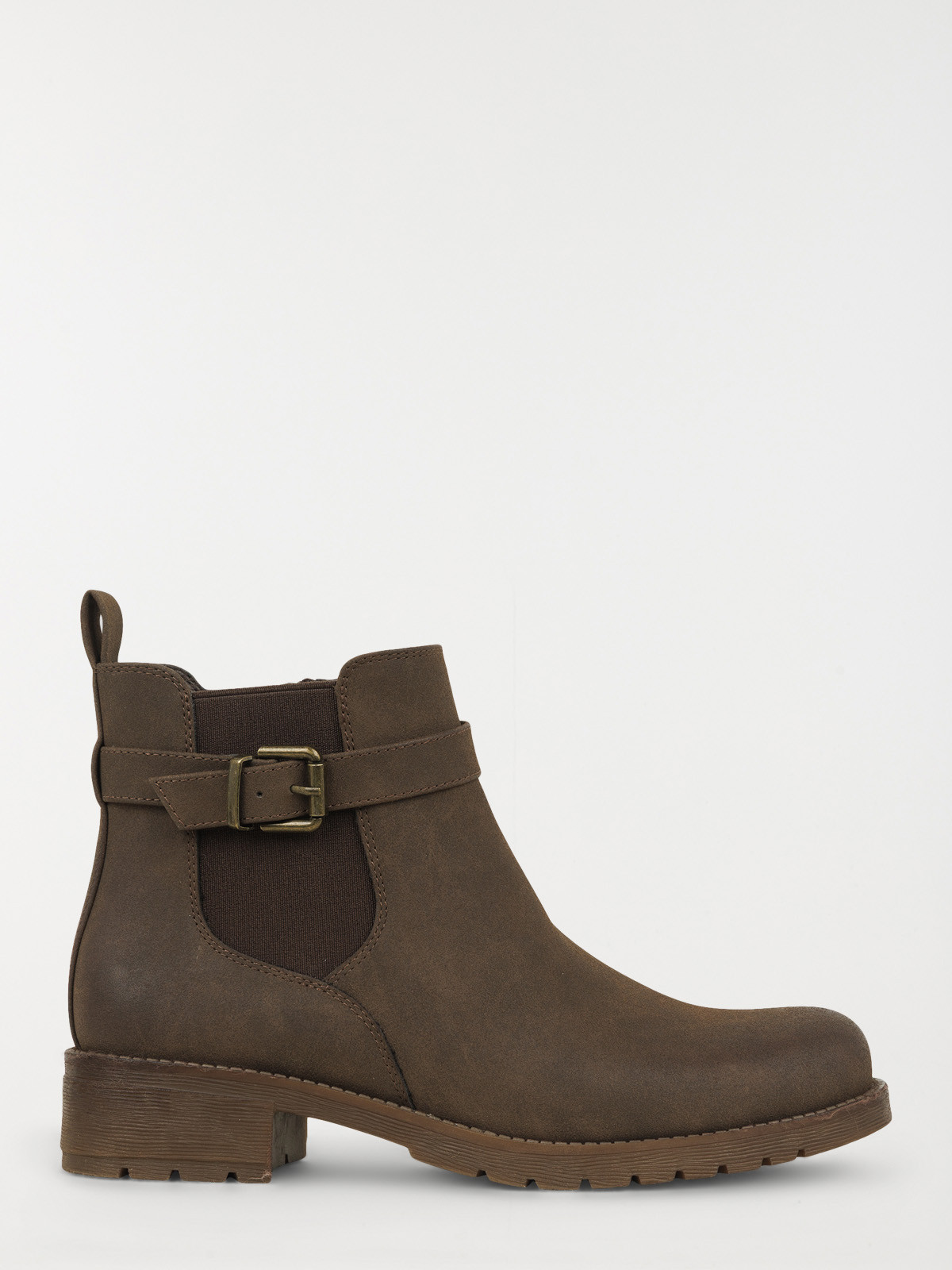 Bottine marron femme bride (36-41)