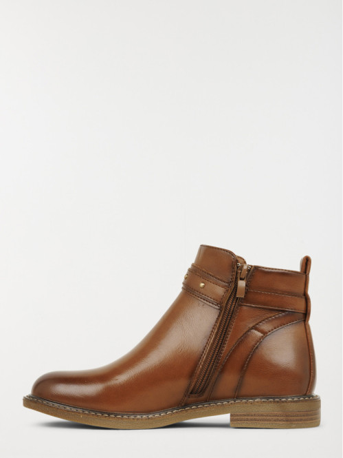 Bottine bride marron femme...