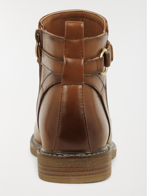 Bottine bride marron femme...