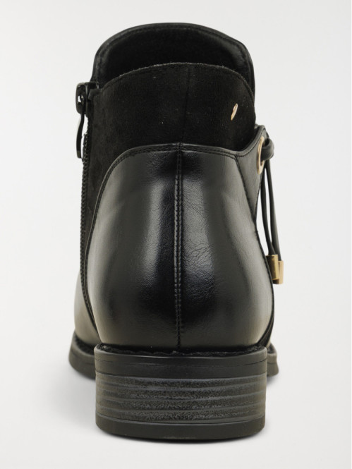 Bottines brides dorées...