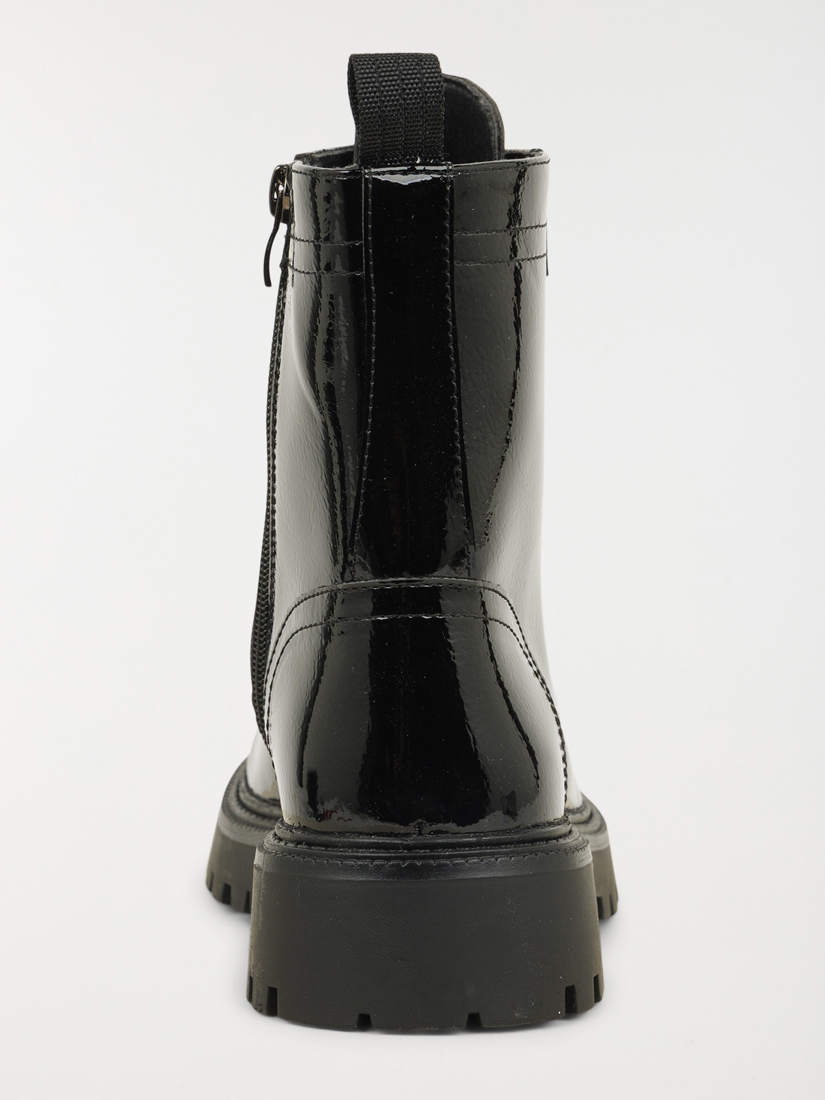 Bottines vernies à lacet femme (36-41)