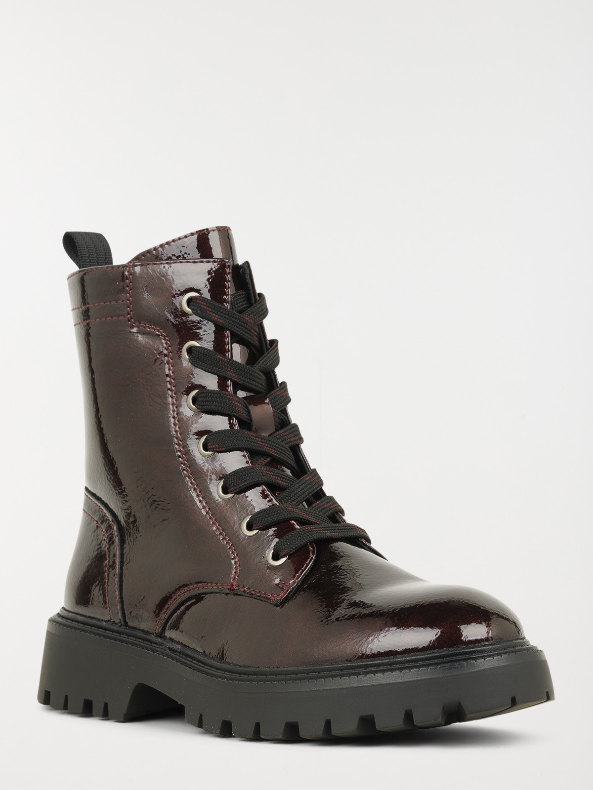 Bottines vernies bordeaux femme (36-41)