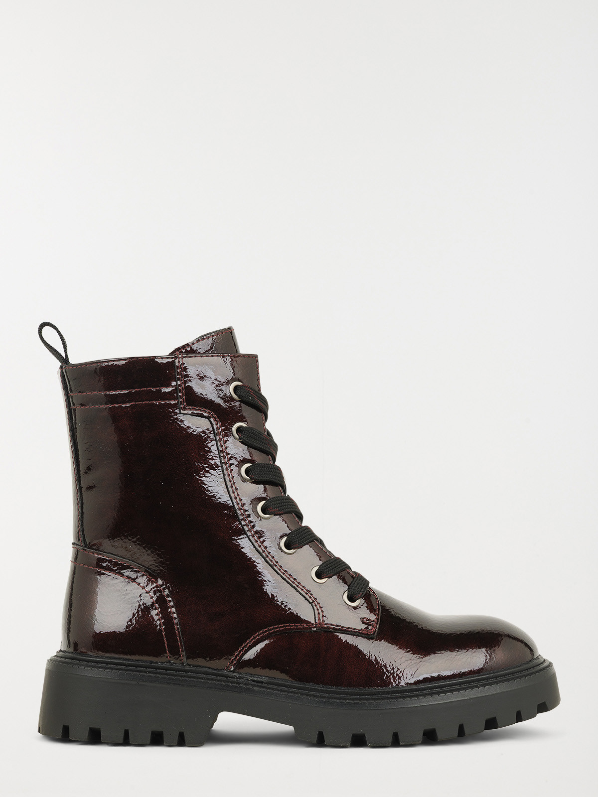 Bottines vernies bordeaux femme (36-41)