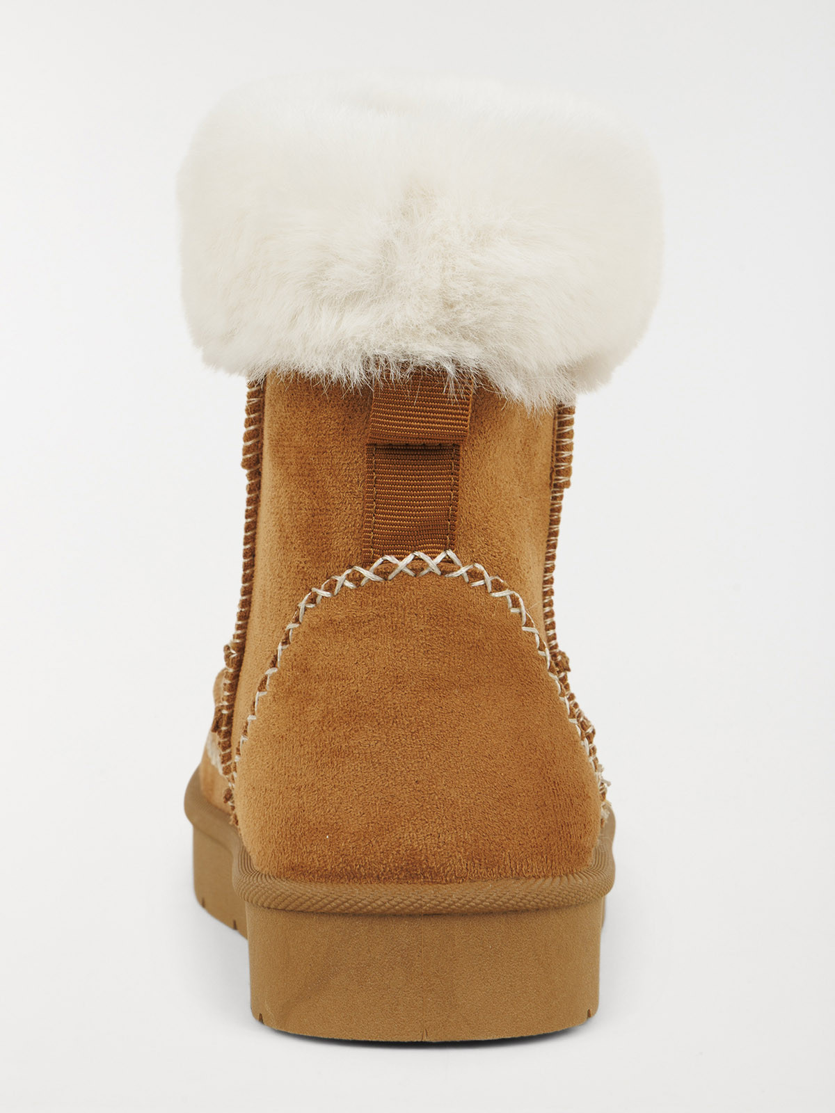 Boots fourrées coloris tan femme (36-41) Boots fourrées coloris tan femme (36-41)