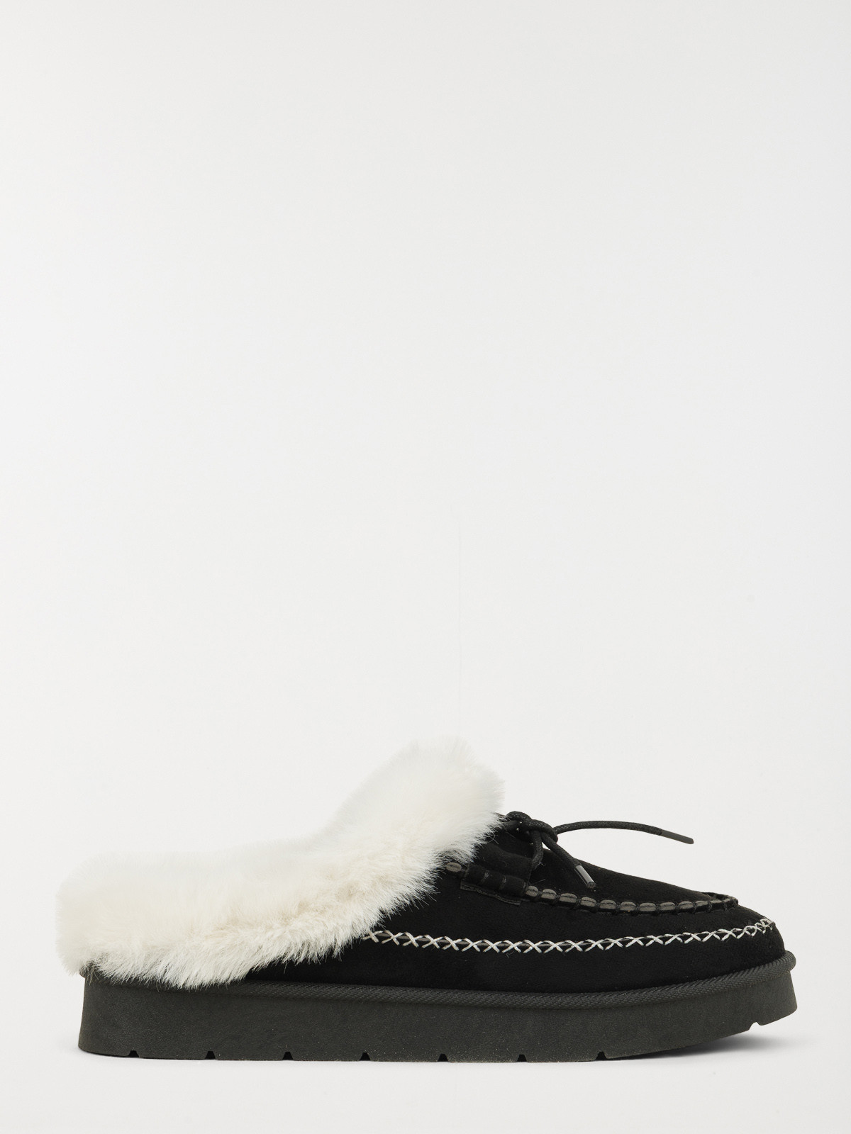 Chaussures fourrées noires femme (36-41)