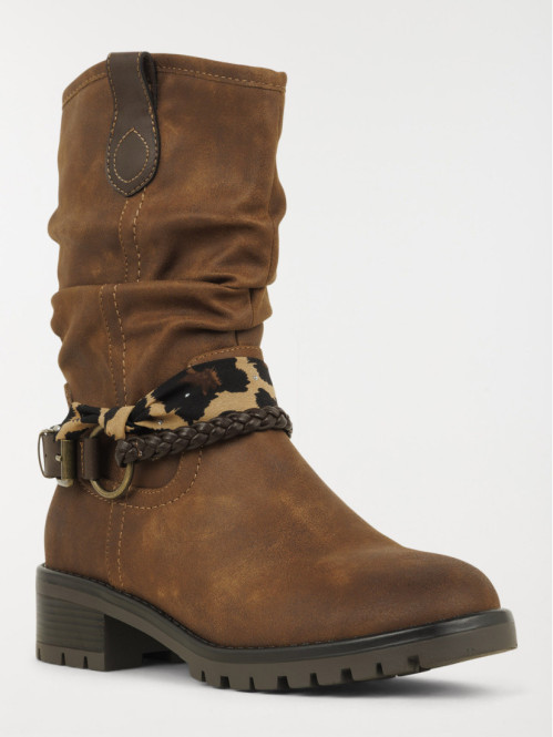 Bottines femme brides...