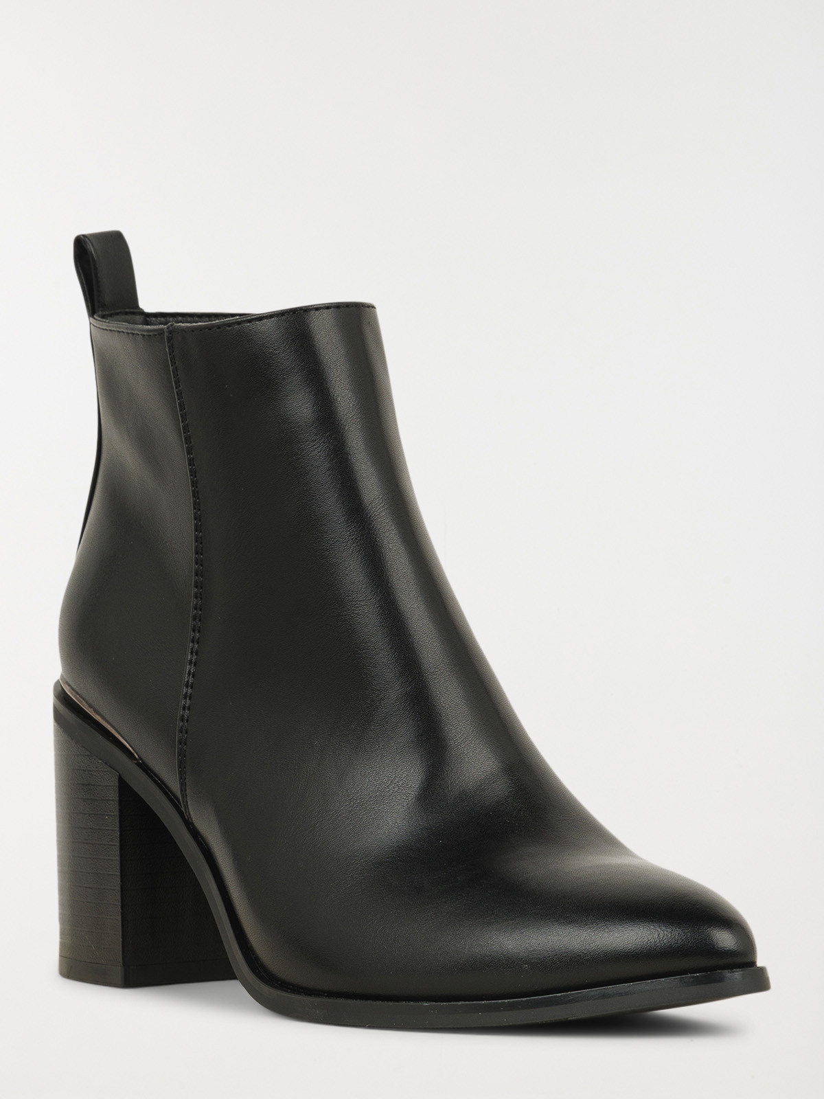Bottines noires à talon femme (36-41) Bottines noires à talon femme (36-41)