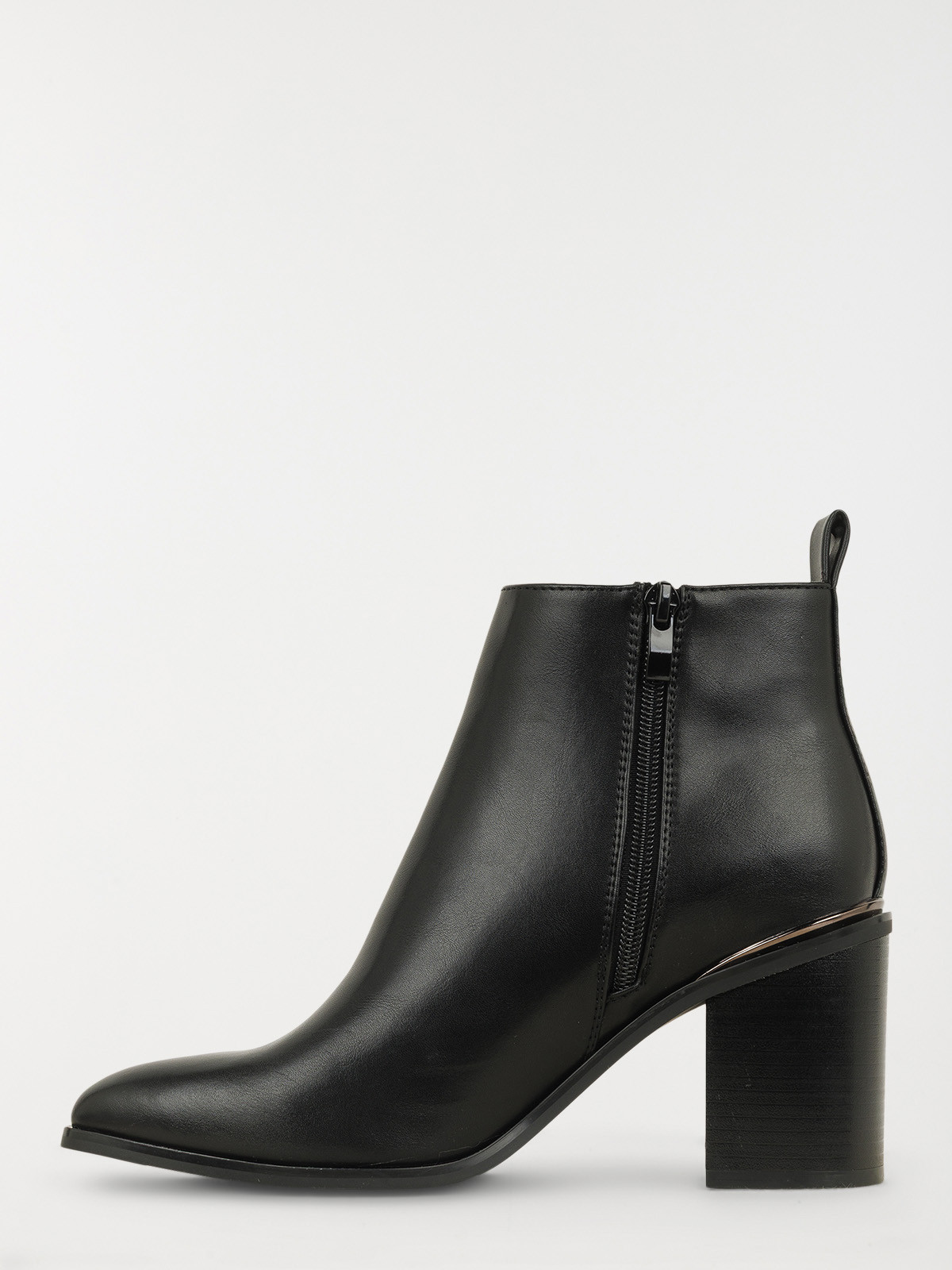 Bottines noires à talon femme (36-41) Bottines noires à talon femme (36-41)