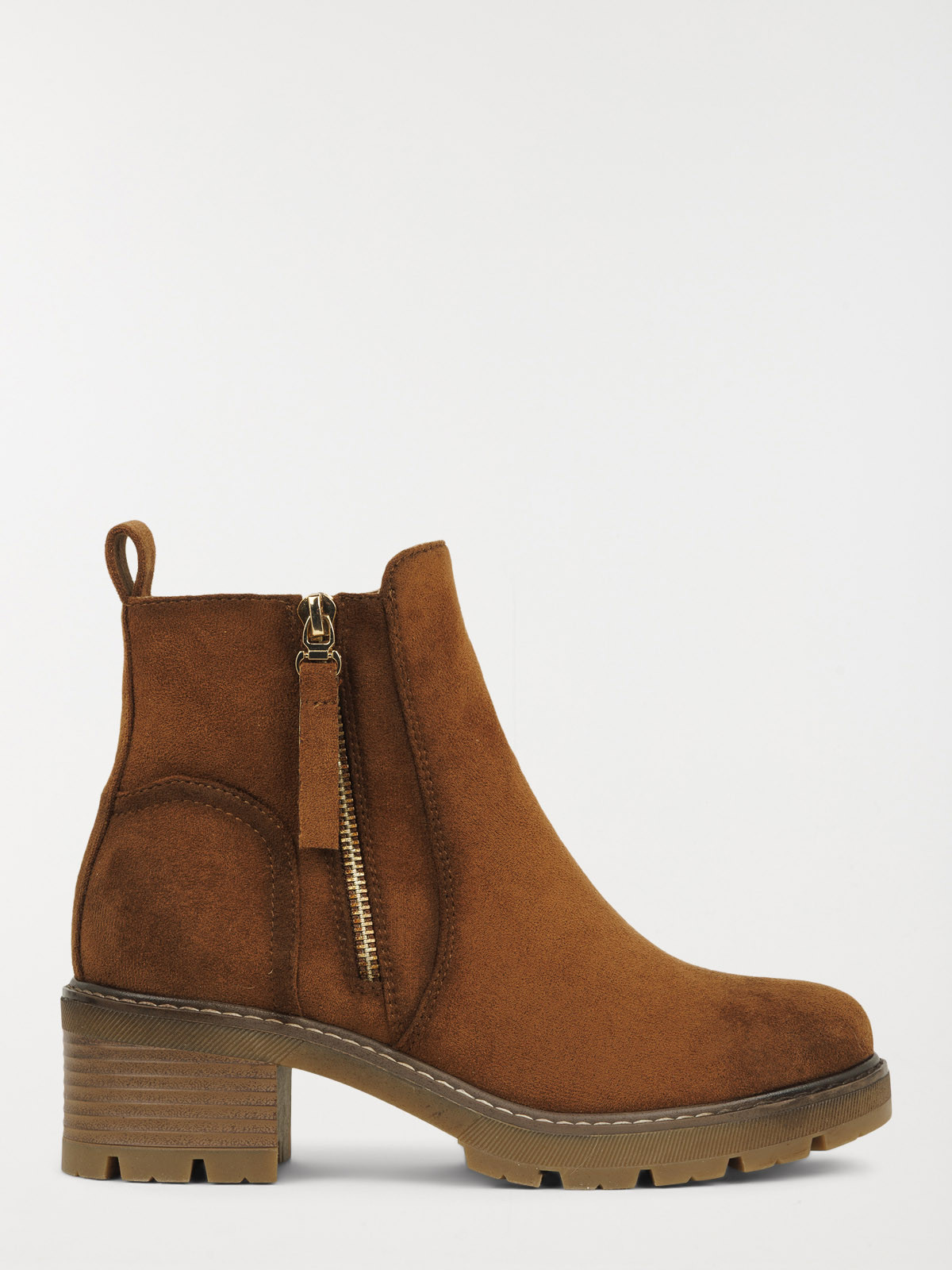 Boots à talon marrons femme (36-41)