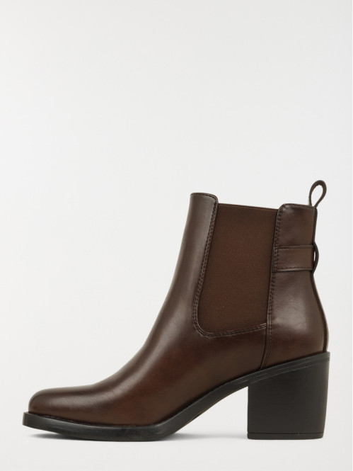 Bottines clous marrons...