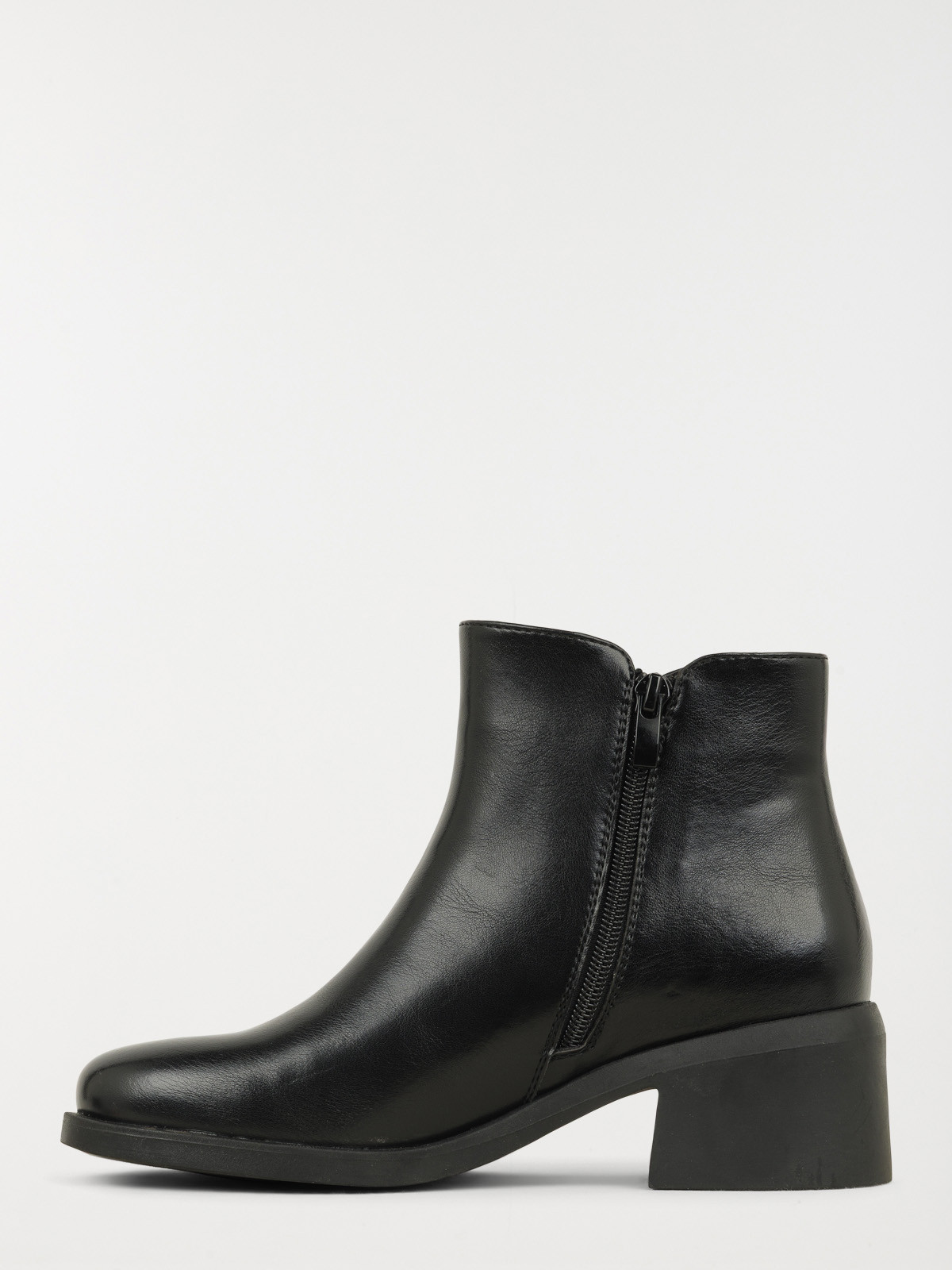 Bottine noire à talon femme (36-41)