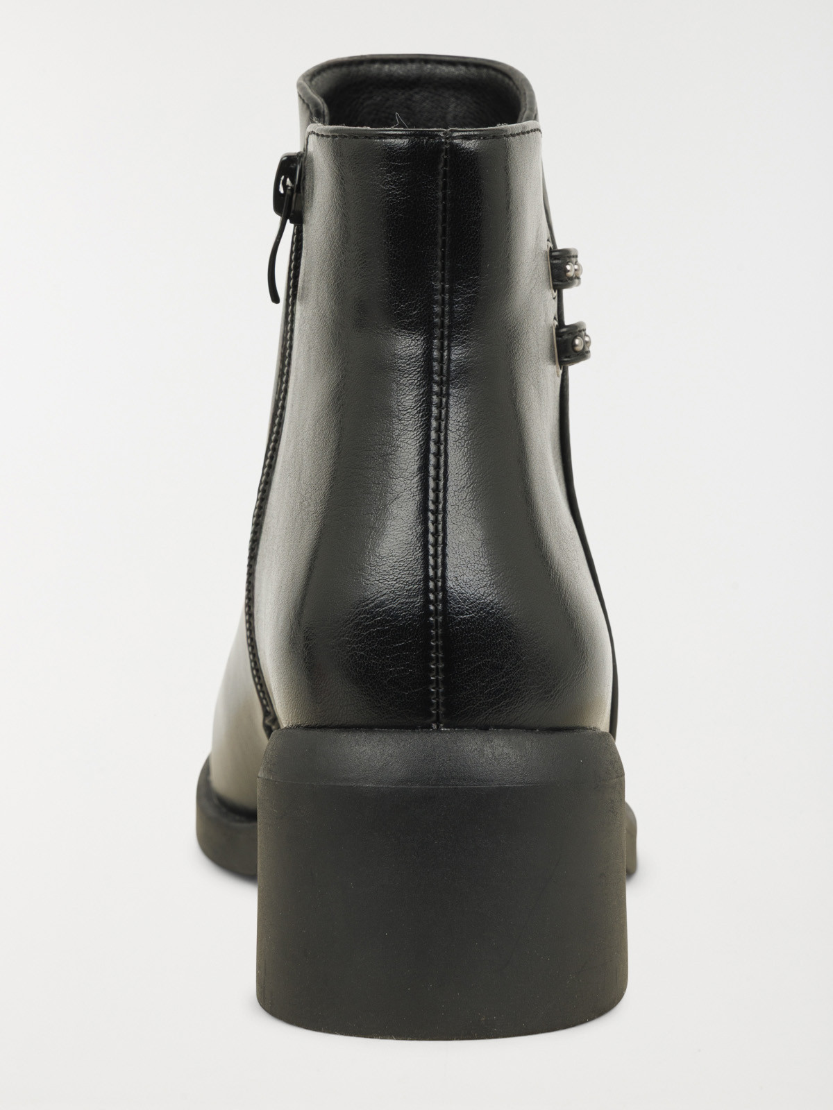 Bottine noire à talon femme (36-41)