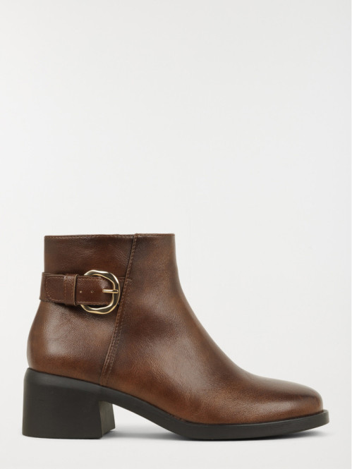 Bottines boucles marrons...