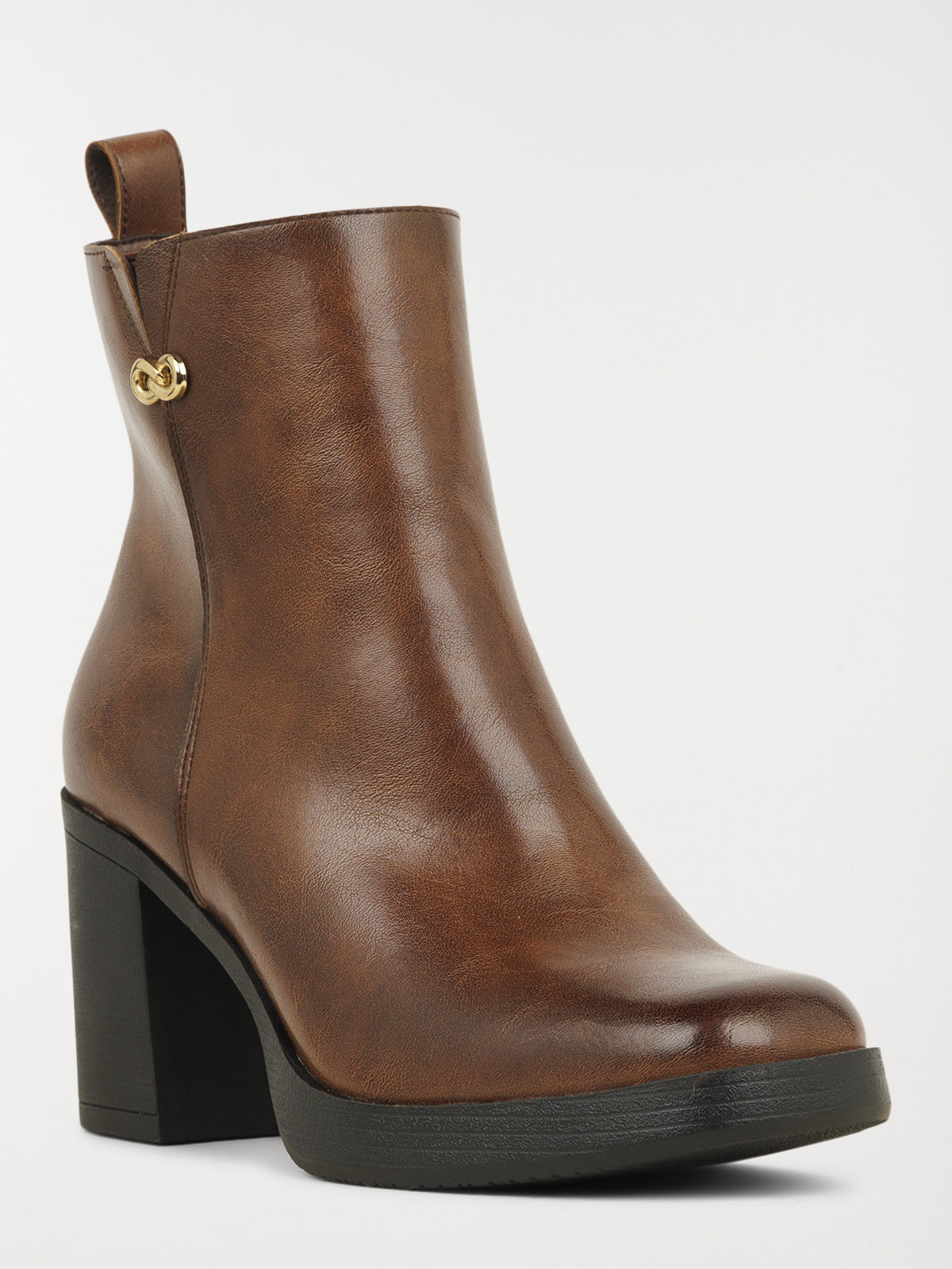 Bottine marron infinie femme (36-41)
