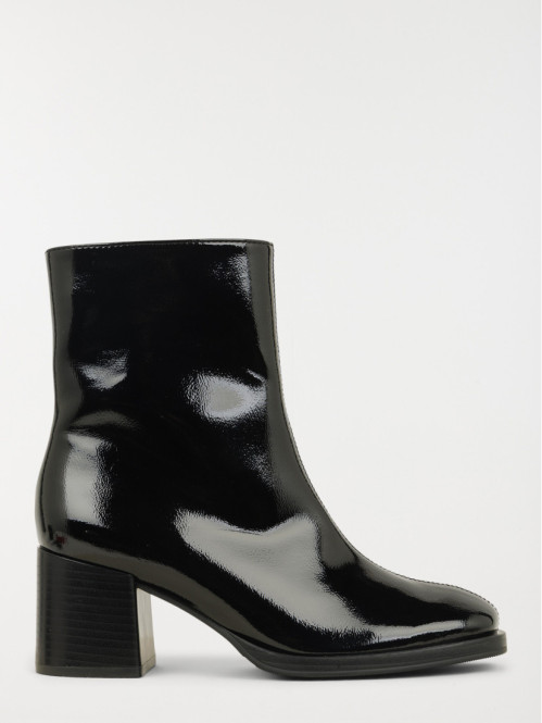 Bottines à talon vernies femme (36-41)