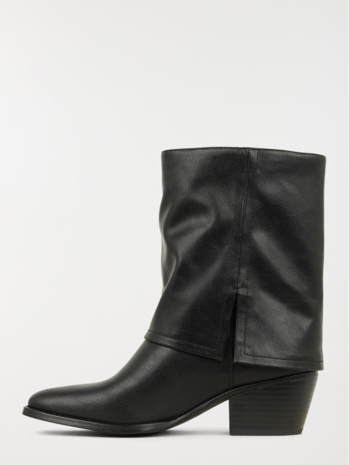 Bottines à talon noires...