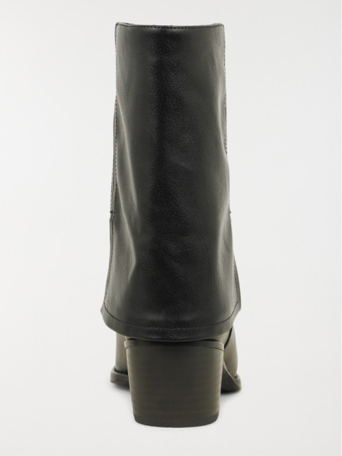 Bottines à talon noires...