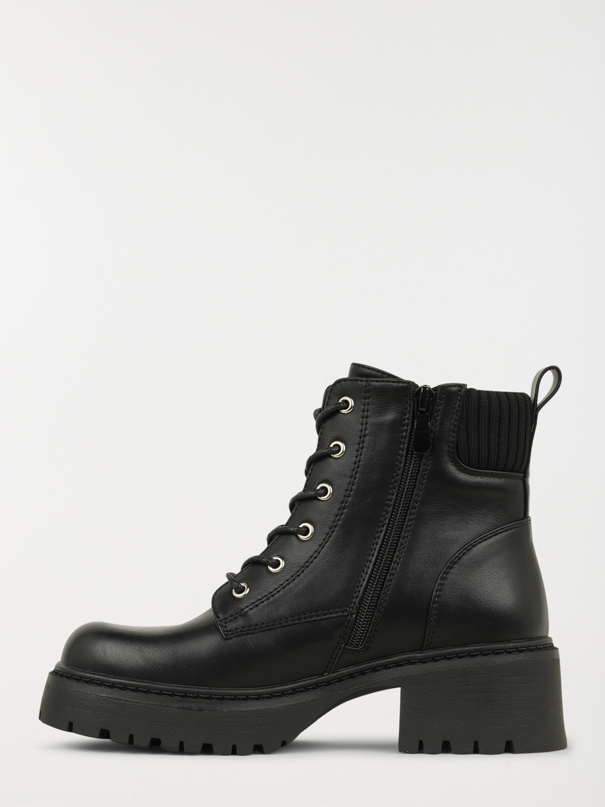 Bottines col contrasté femme (36-41)