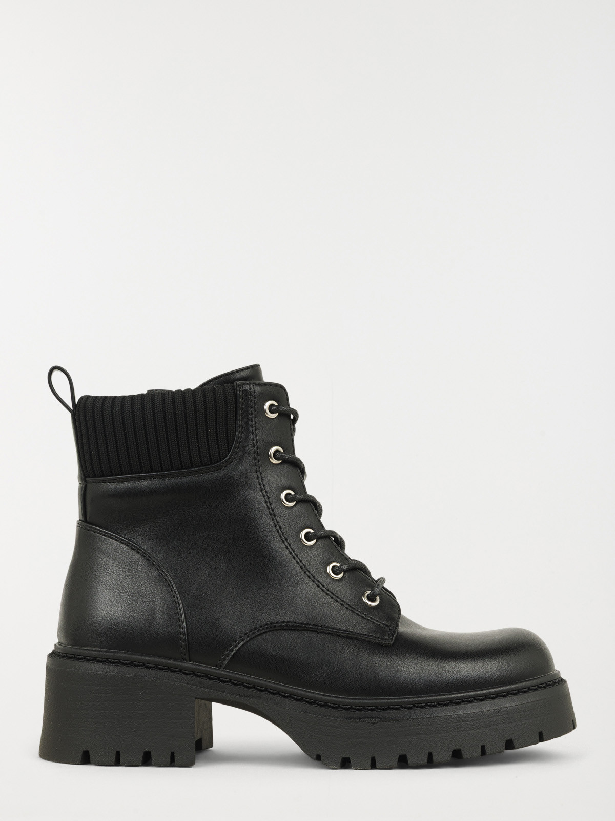 Bottines col contrasté femme (36-41)