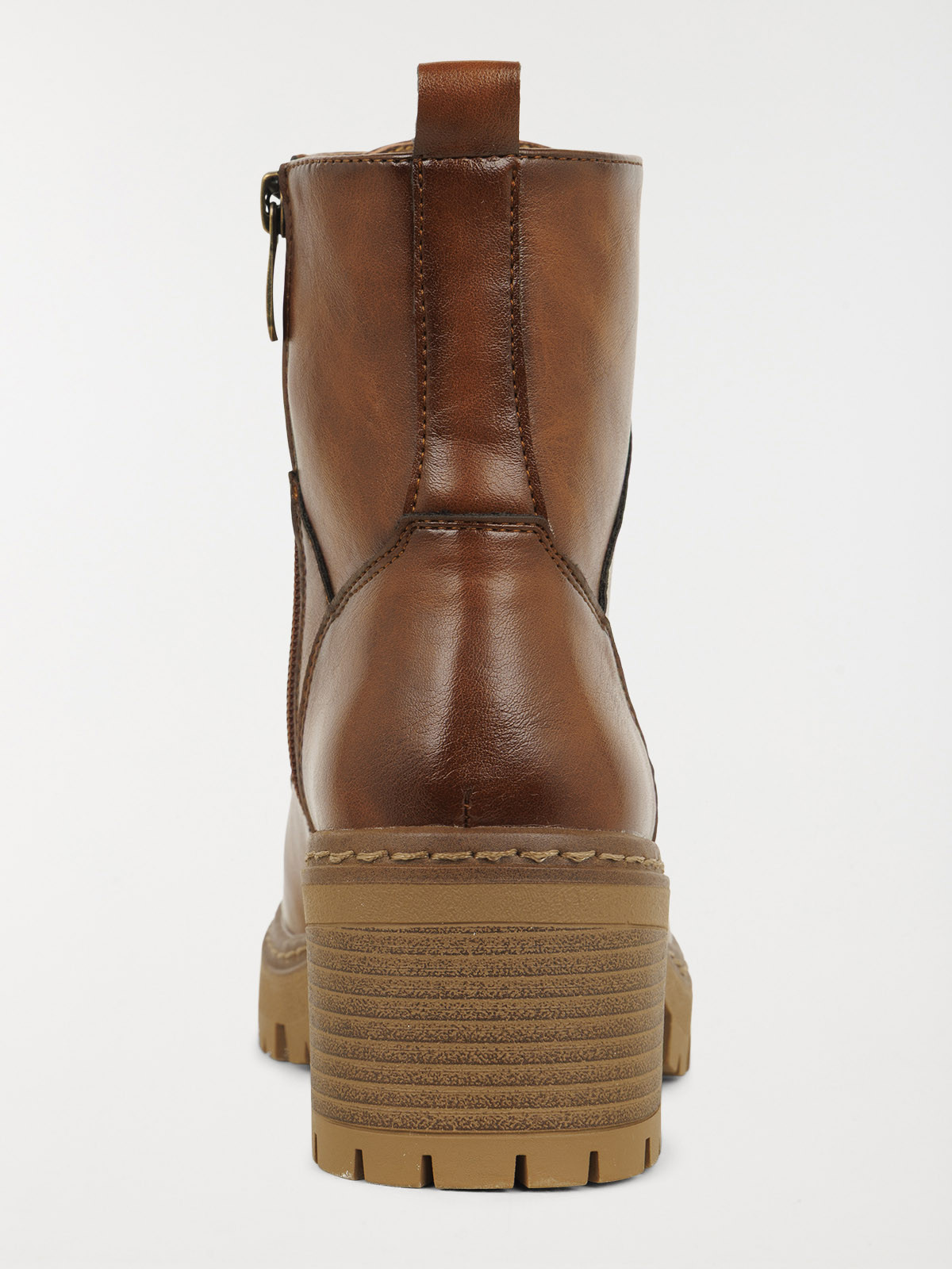 Bottine camel à talon femme (36-41)