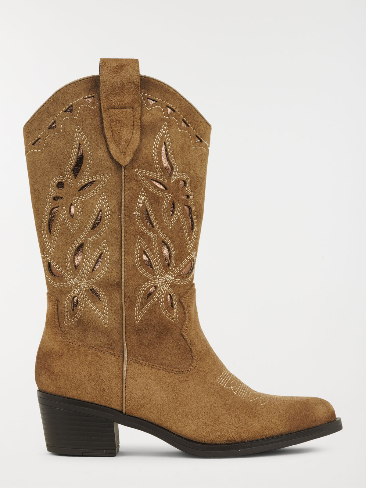 Bottines western camel femme (36-41)