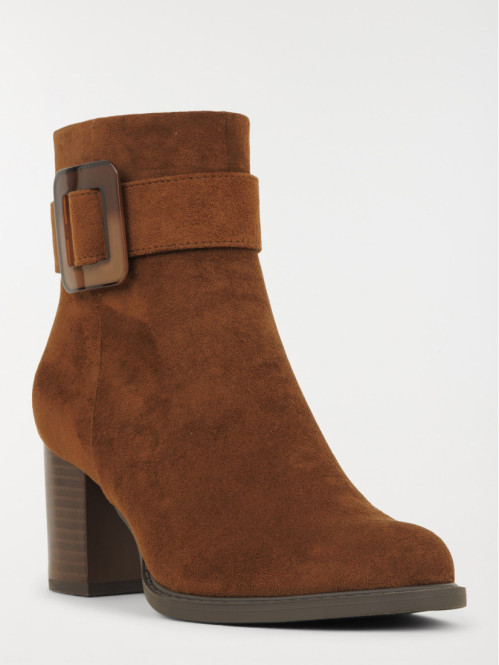 Bottines à talon bride...