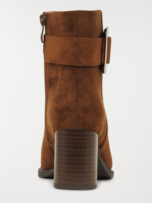 Bottines à talon bride...