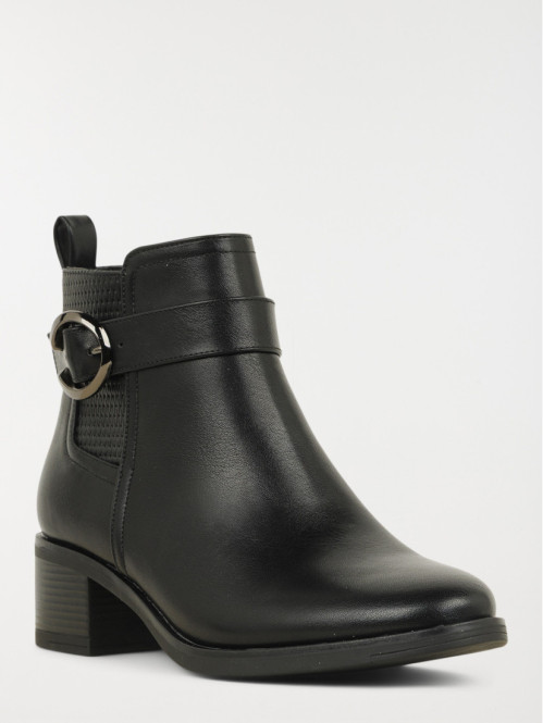 Bottines à talon noires...