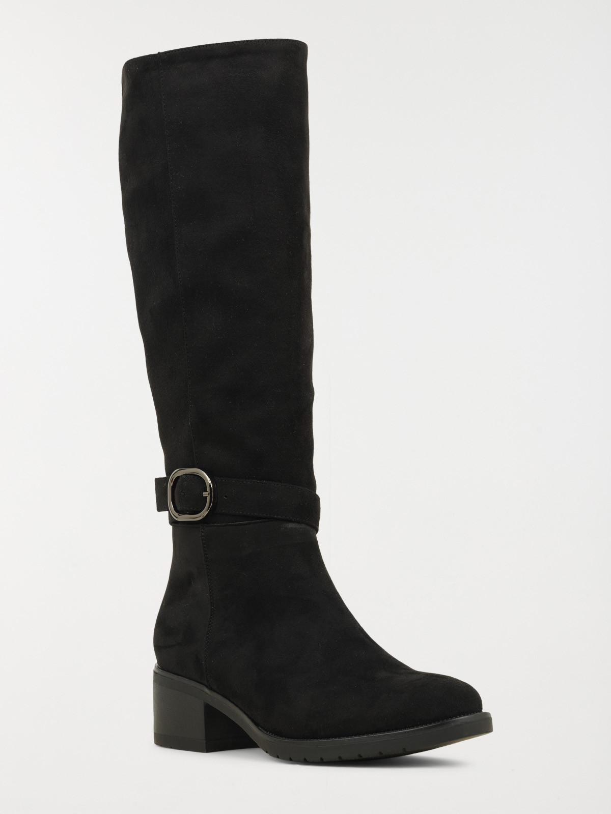 Bottes noires à talon haut femme (36-41)