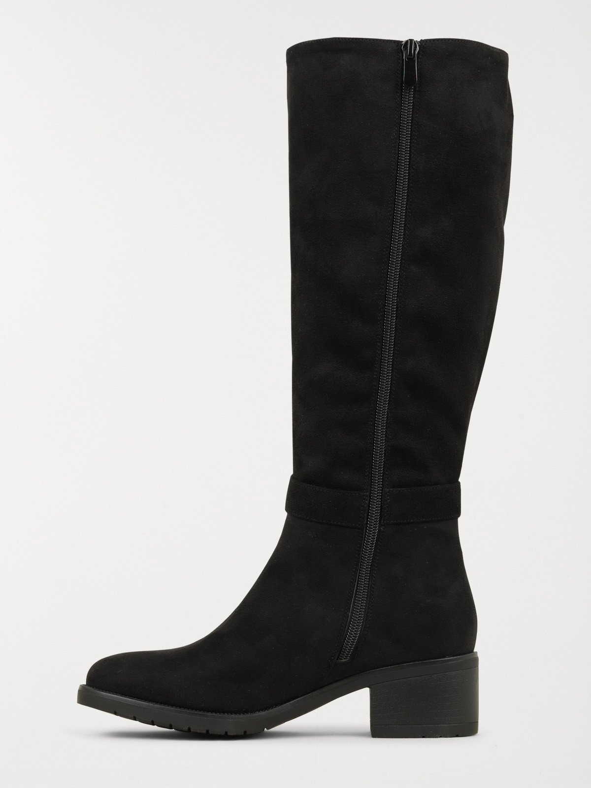 Bottes noires à talon haut femme (36-41)