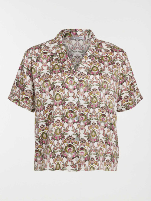 Chemise imprimée grande taille femme