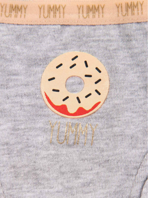 Lot de 3 shorties flamand rose fille