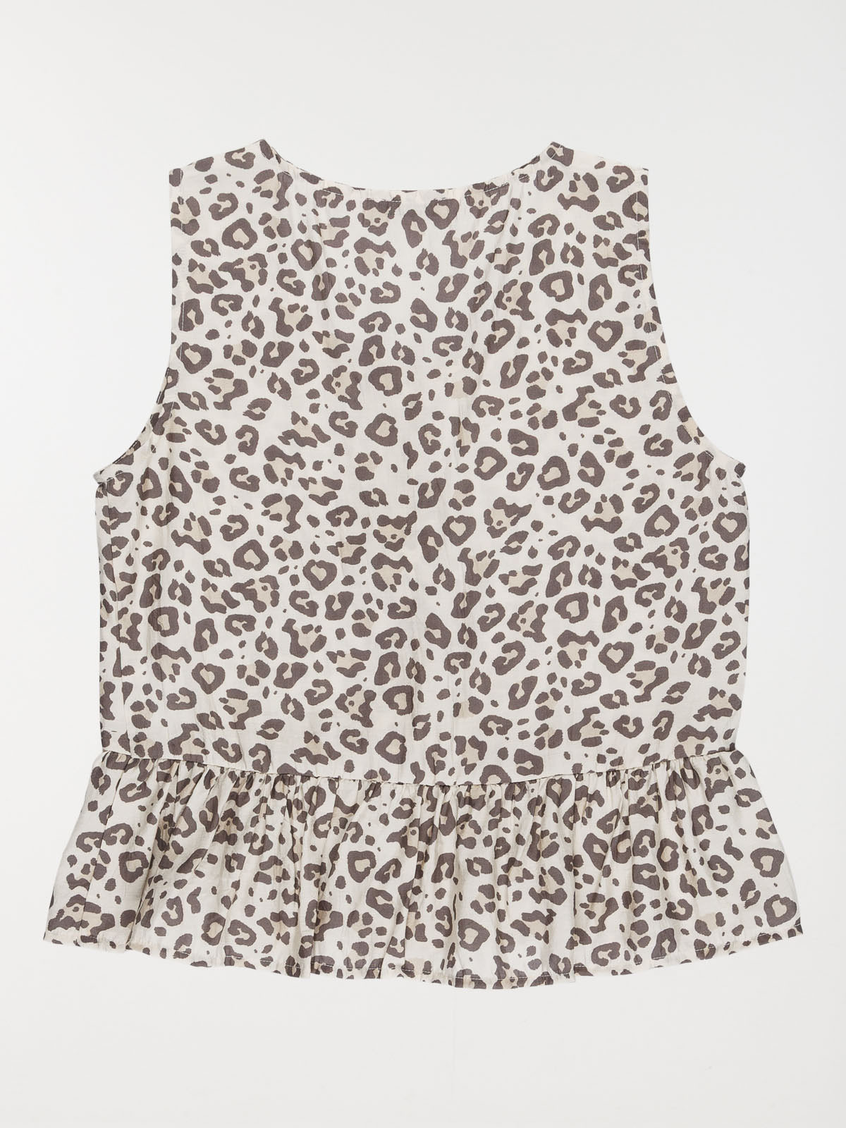 Blouse imprimée léopard fille (XXS-M)