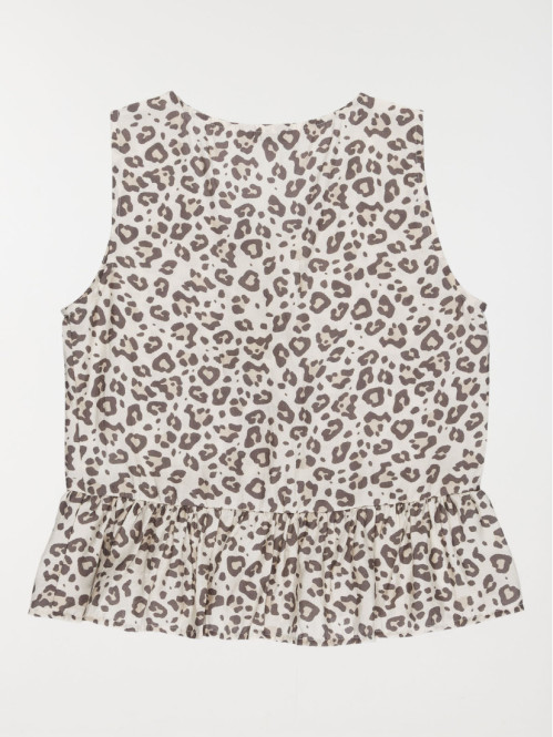 Blouse imprimée léopard...
