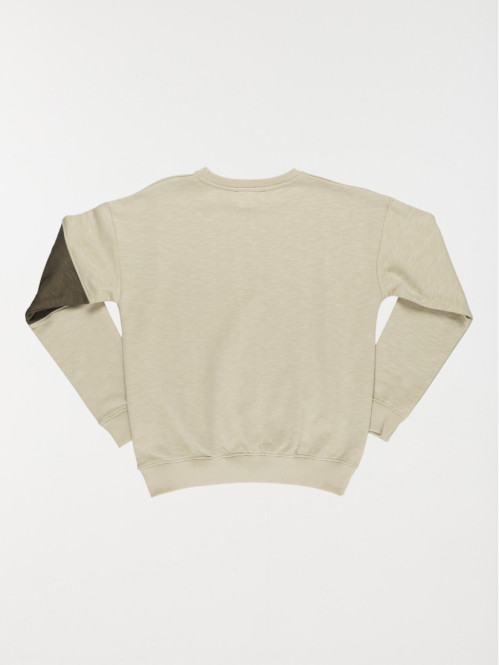 Sweat bicolore col rond...