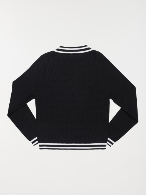 Pull col V fille (XXS-M)