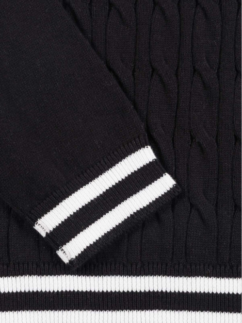 Pull col V fille (XXS-M)