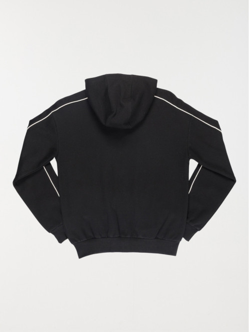 Sweat zippé capuche noir...