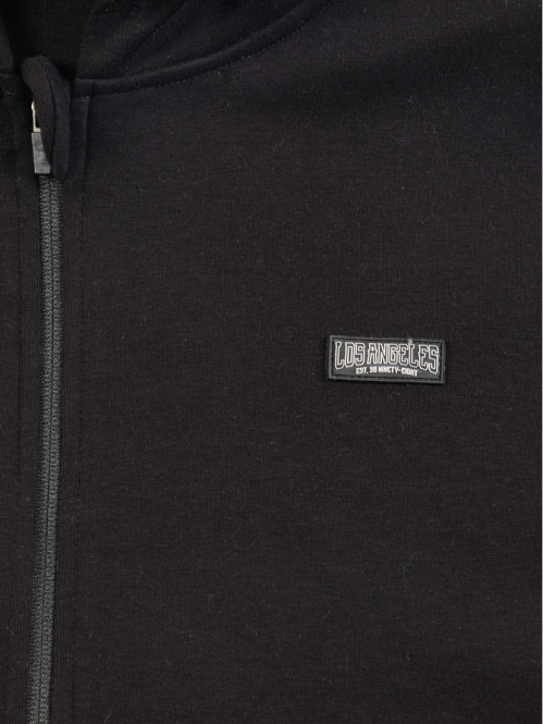 Sweat zippé capuche noir...