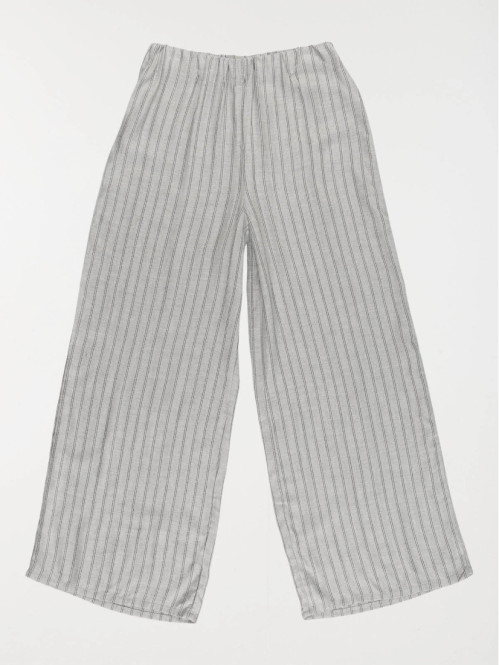 Pantalon en flanelle large fille (XXS-M)