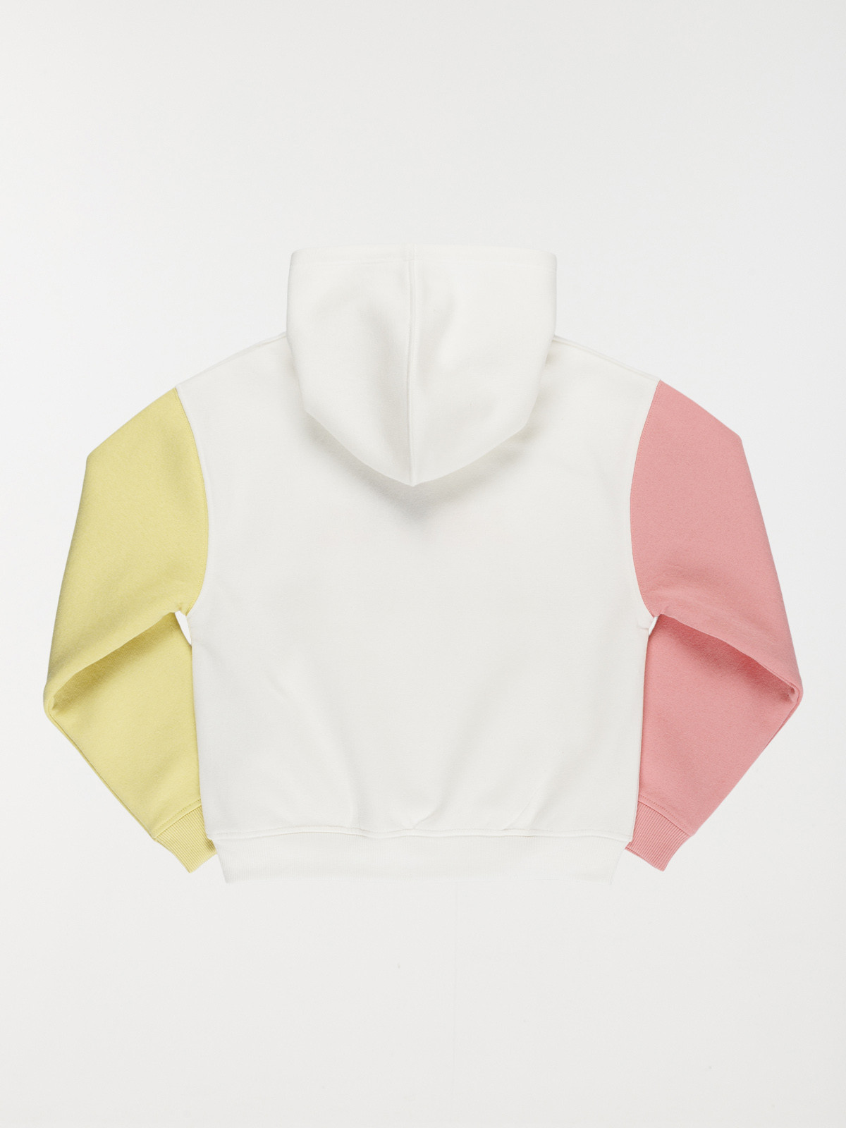 Sweat capuche tricolore fille (3-12A)