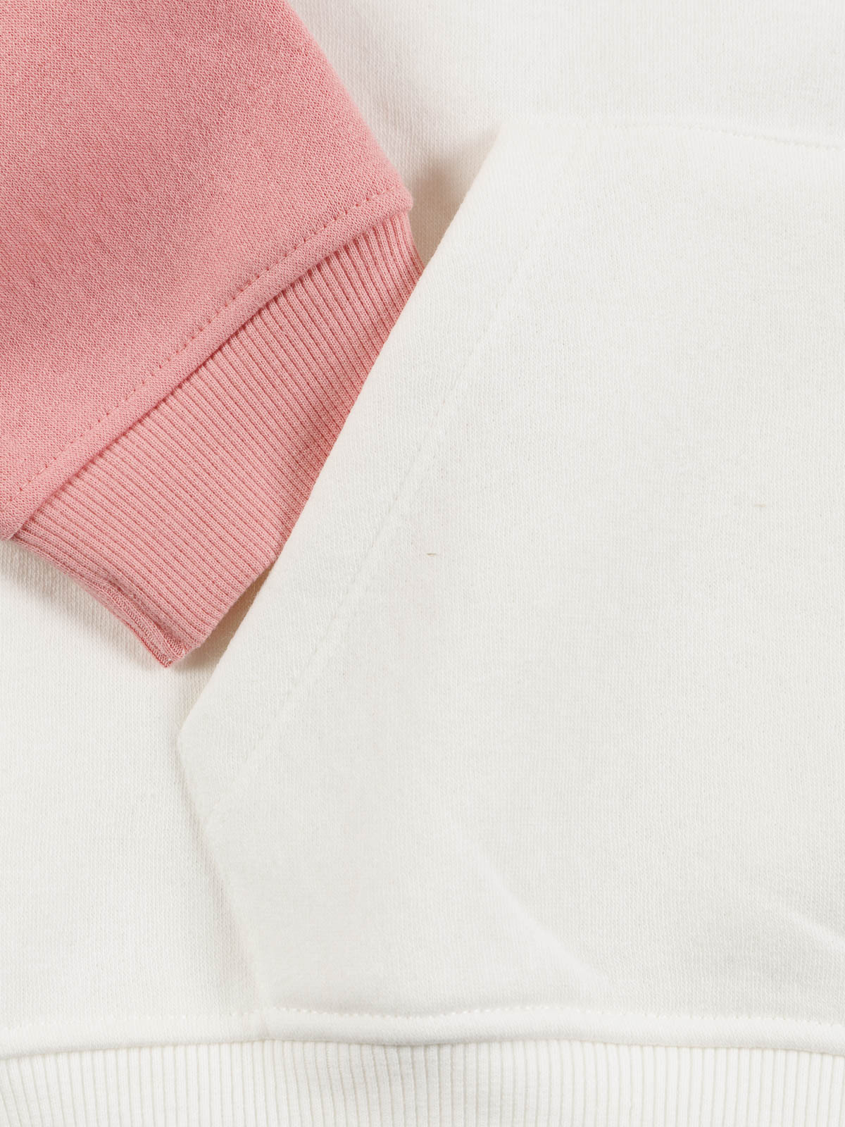 Sweat capuche tricolore fille (3-12A)