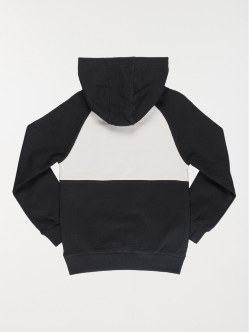 Sweat à capuche bicolore...