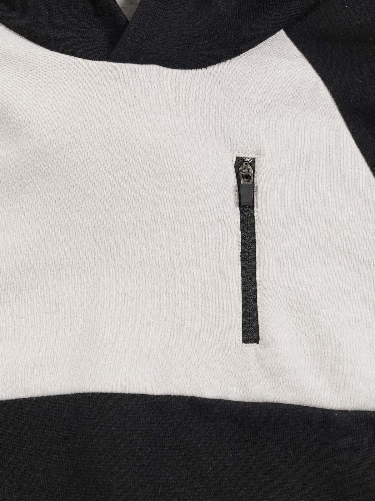 Sweat à capuche bicolore garçon (3-12A)