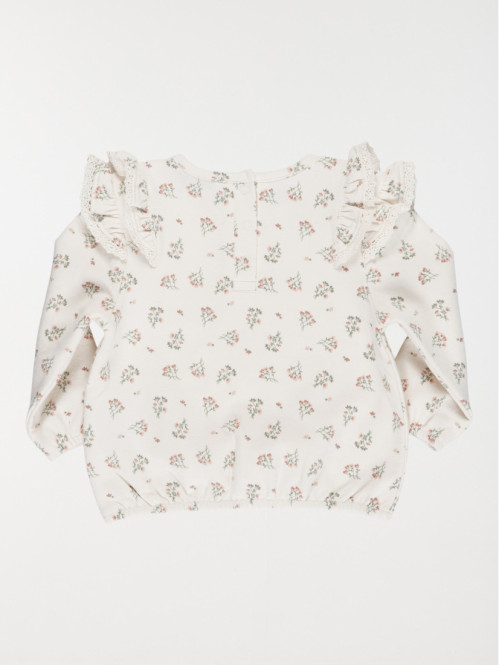 Sweat imprimé à volants...