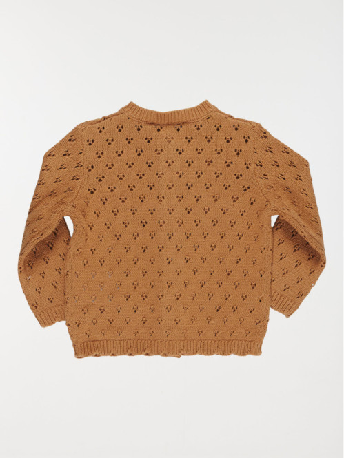 Gilet ajouré fille (3-36M)