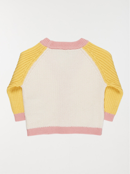 Gilet 100% coton fille (3-36M)