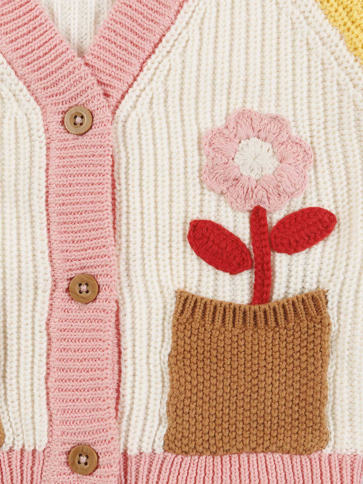 Gilet 100% coton fille (3-36M) Gilet 100% coton fille (3-36M)