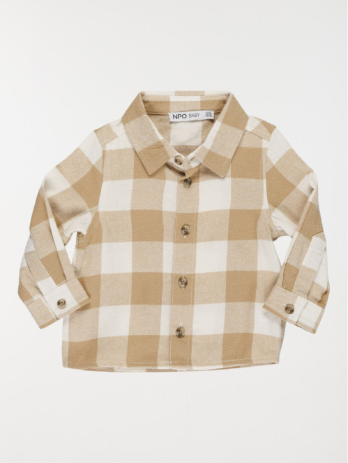 Chemise à carreaux garçon (6-36M)